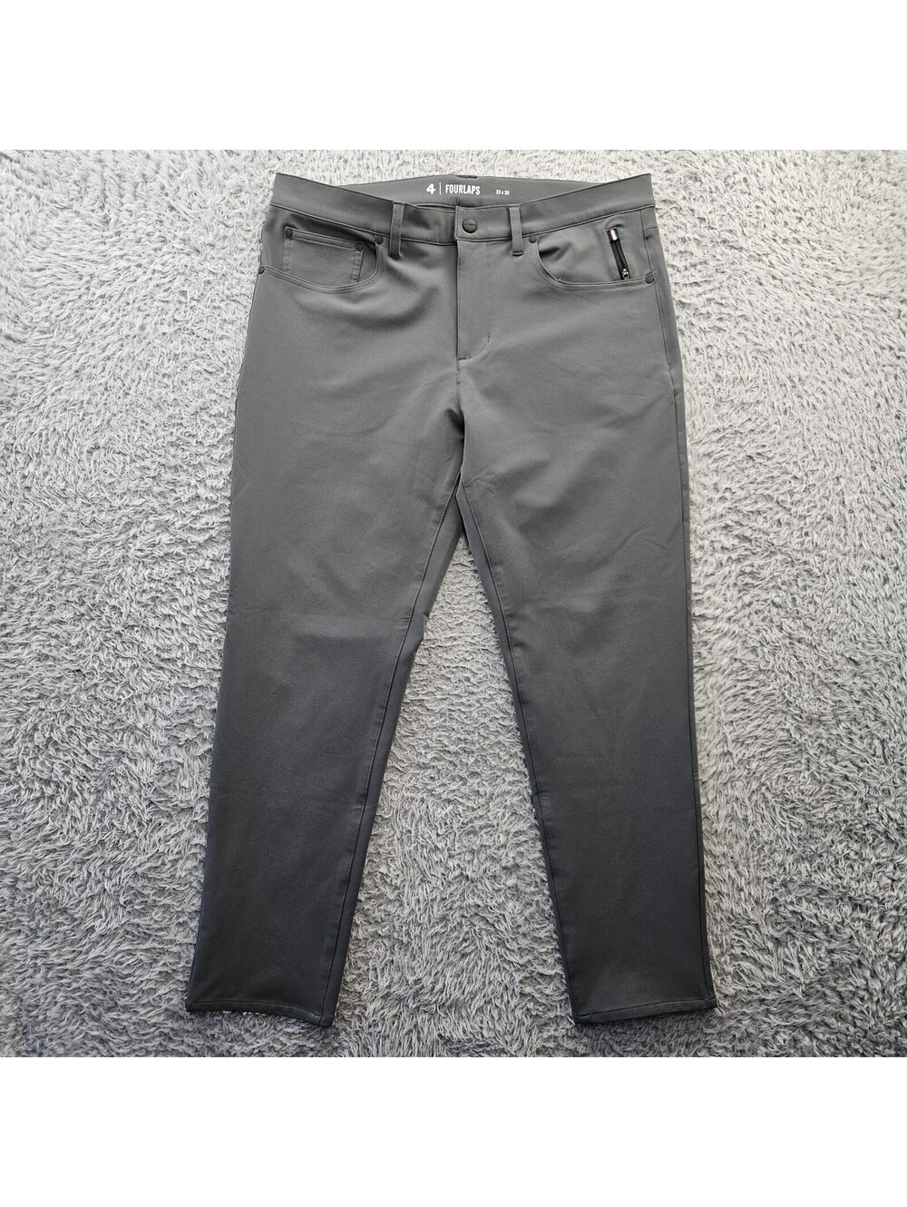 Fourlaps Traverse Golf Pants 4 Laps Gray 33x30 (fits 35-36x29)